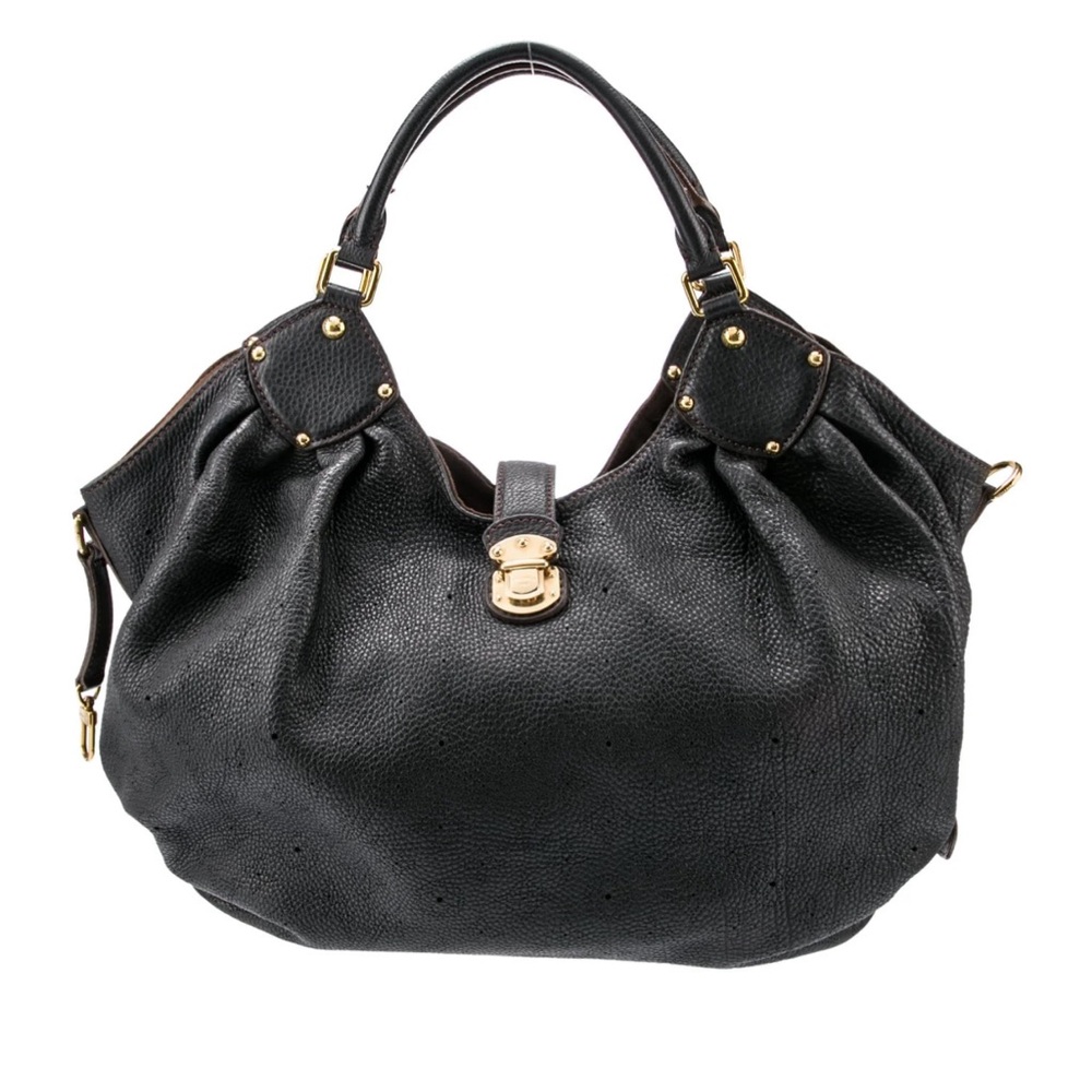 Louis Vuitton Monogram Mahina large hobo. With wallet